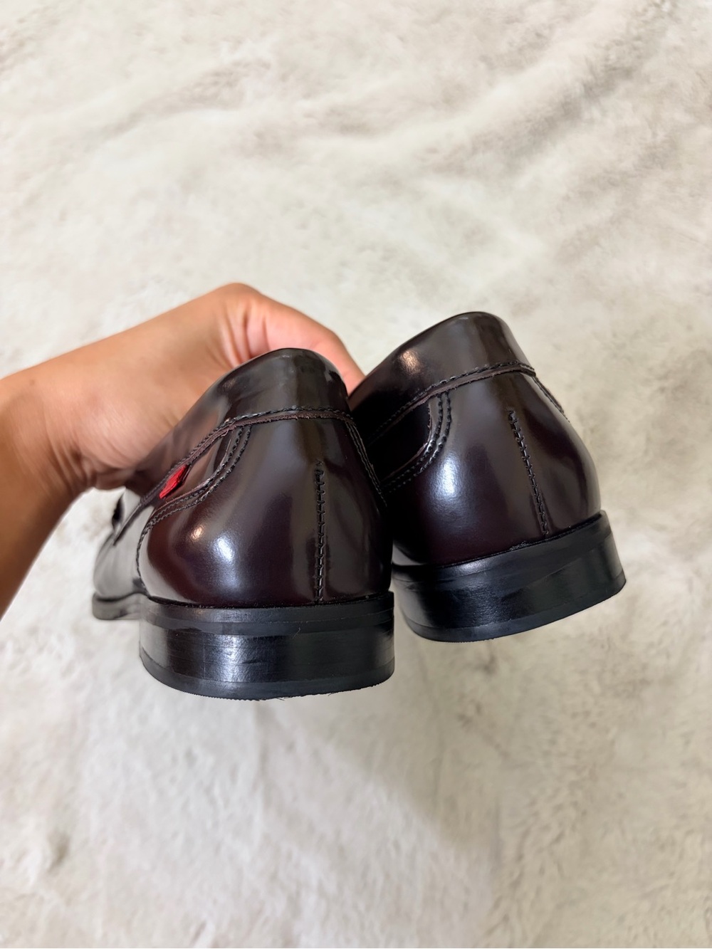 NWOB Marc Joseph NY East Village 2.0 Penny Loafers Oxblood Burgundy Size 8 - Picture 7 of 12